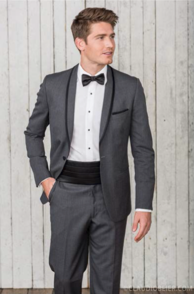 Steel Grey Montego - Tuxedo by Savvi Formalwear St. Louis Men's Suit
