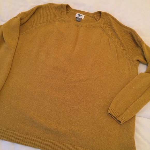 Old Navy Sweaters | Mustard Yellow Pullover Sweater From | Poshmark