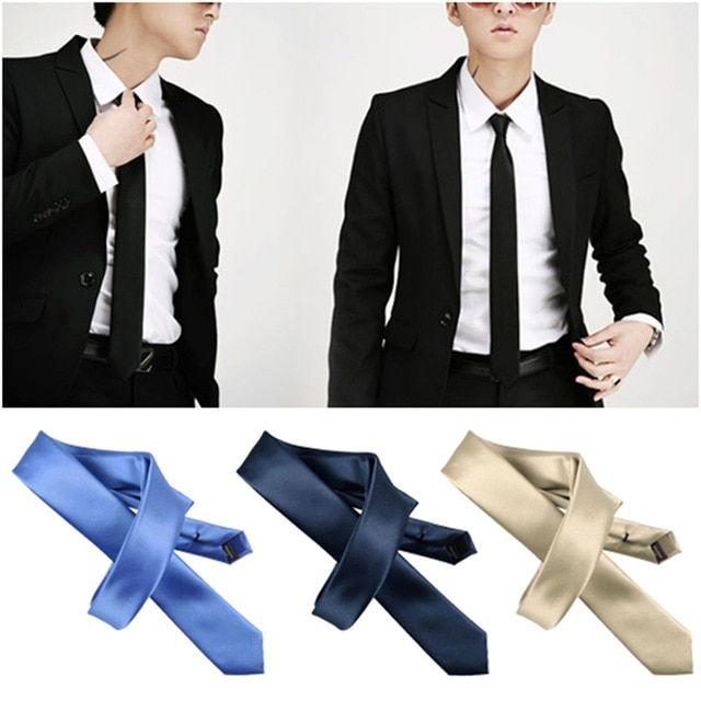 2016 5.5cm Narrow Ties Fashion Neckties Formal Wedding Party Groom
