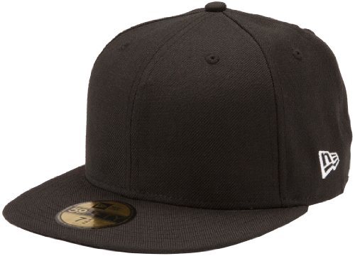 Amazon.com : New Era Original Basic Black 59Fifty Hat, Black, 6 7/8
