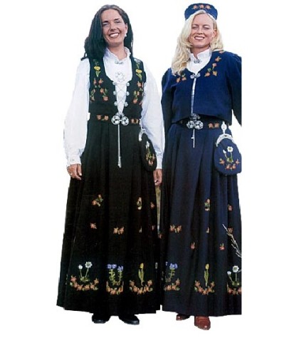 Norwegian national costume Bunad - Kaleidoscope effect