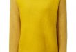 OPUS Pullover mit wechselndem Maschenbild in Gelb online kaufen