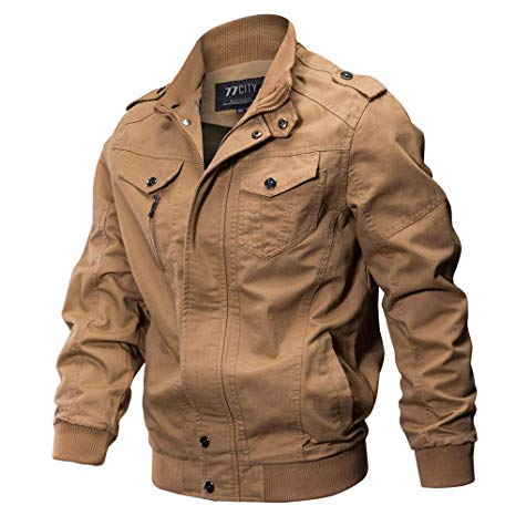 Amazon.com: Easytoy Men's Fall Cotton Winter Casual Windproof