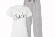 Bride Pajamas Bridal Pajamas Bride PJS Bridal Pjs Wedding | Etsy