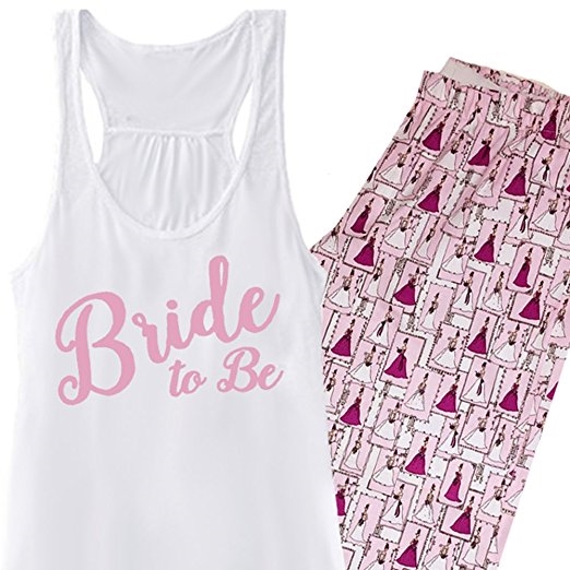 Blushing Bride To Be Pajama Set - Pink, Bride Pajamas, Wedding Pajamas