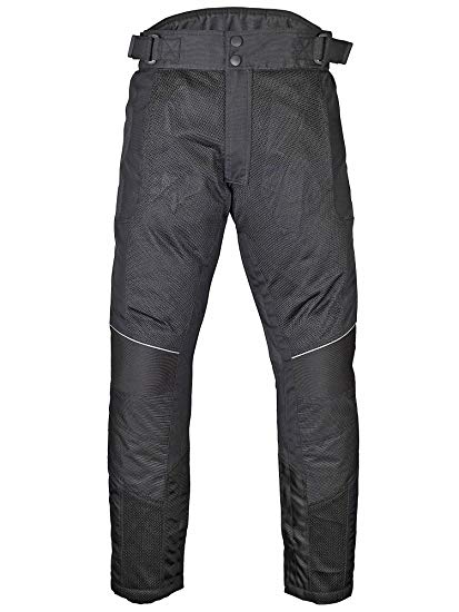 Amazon.com: WICKED STOCK Mens Motorcycle Mesh Pants Full Leg Zipper