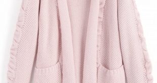 59% OFF] 2019 Shawl Collar Cable Knit Cardigan In PINK L | ZAFUL