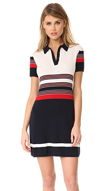 Rag & Bone Krista Stripe Polo Dress | SHOPBOP