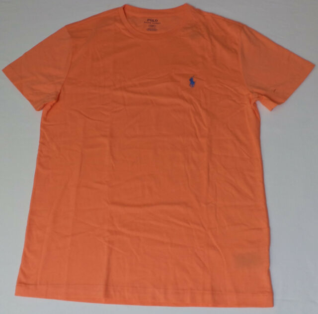 Polo Ralph Lauren V Cut Medium Light Orange T Shirt SS Tee for sale