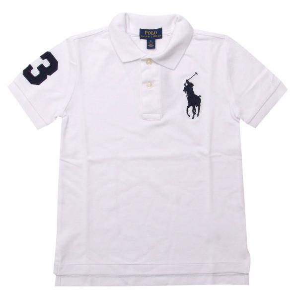 Polo Ralph Lauren Kid Little Boy's White T-shirt | T-shirt Kids Polo