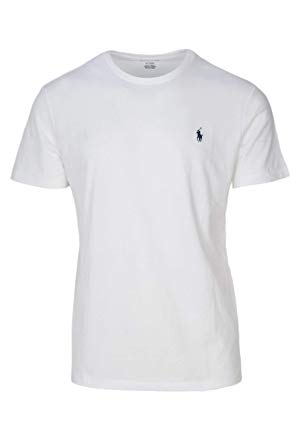 Amazon.com: RALPH LAUREN Polo Men's Crew Neck T-Shirt (Medium, White
