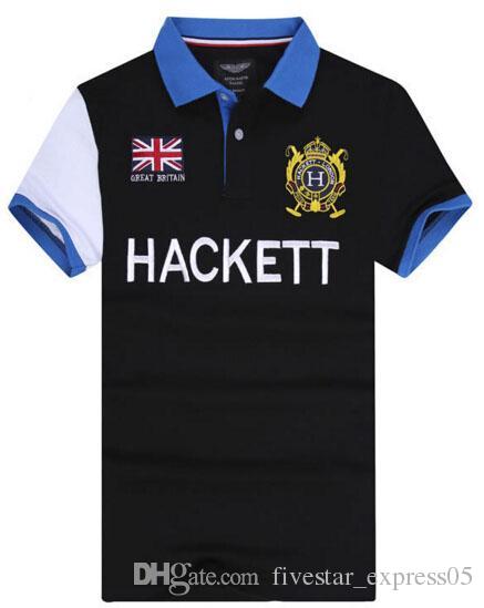 2019 London Hackett Racing Casual Polo Shirt Men HKT Sport Polo