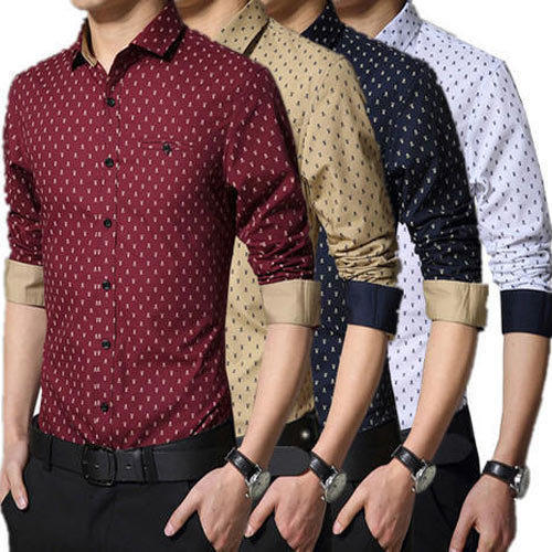 Linen Casual Men Printed Shirt, Size: L, Rs 300 /piece, Xpoz