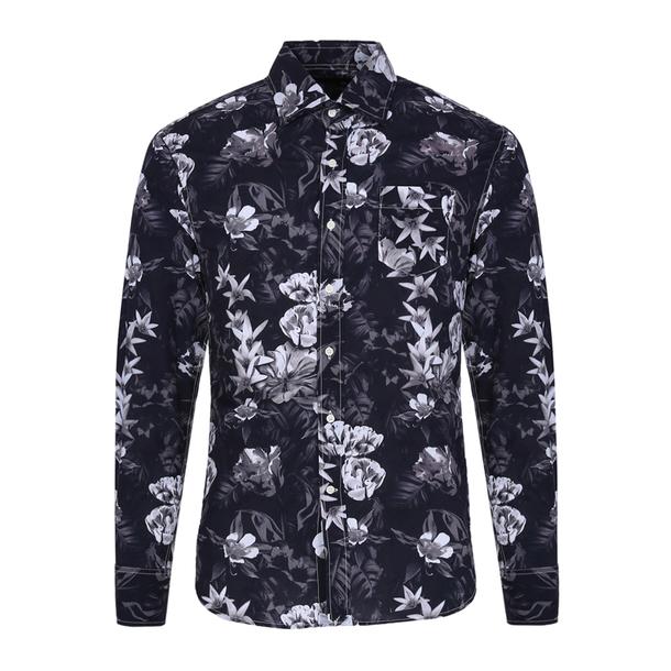 Replay Casual Shirts, Black Printed Shirt for Men at Thecollective.in