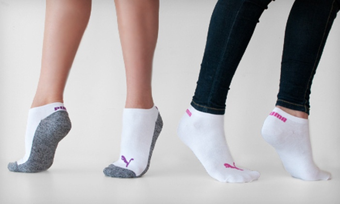$20 for 12 Pairs of Puma Socks for Women | Groupon