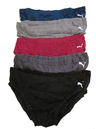PUMA Mens Sporty Low Rise Briefs 5 Pack at Amazon Men's Clothing store: