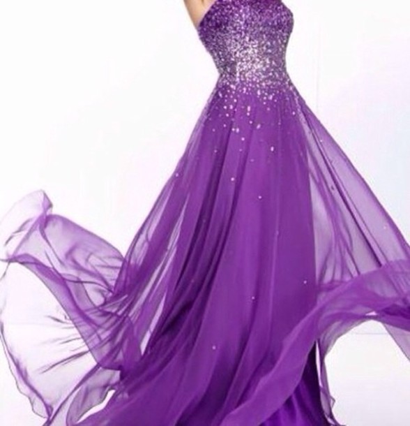 Mori Lee purple dress available for $390 at promgirl.com - Wheretoget