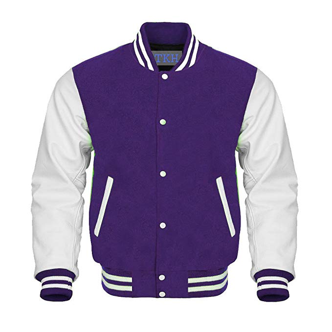 Design Custom Jackets Letterman Baseball Varsity Jacket White