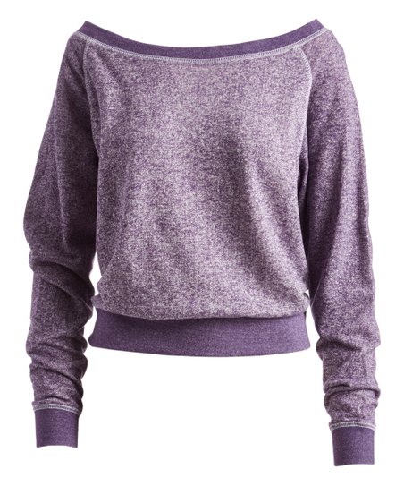 Pima Apparel Purple Pullover - Women | Zulily