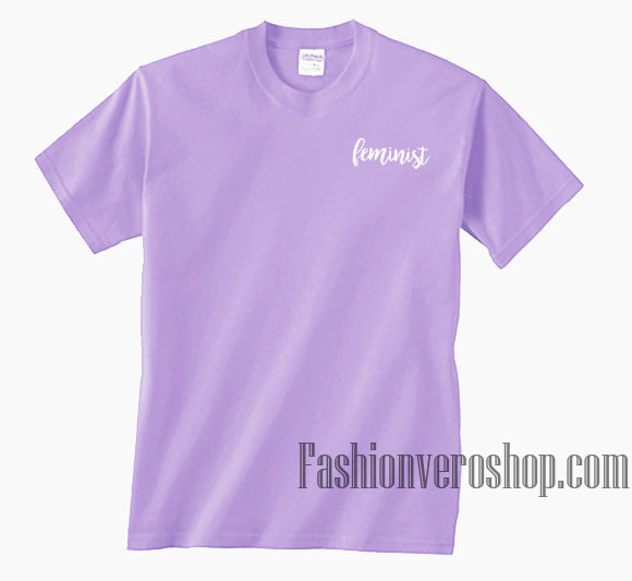 Feminist Light Purple Unisex adult T shirt u2013 fashionveroshop
