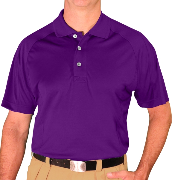 Microfiber Golf Shirts | Mens | Purple