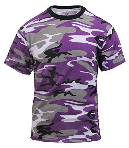 Amazon.com: Rothco T-Shirt/Ultra Violet Camo: Sports & Outdoors