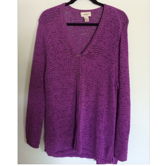 Jacobsons Sweaters | Vintage Purple Sweater Jacket | Poshmark