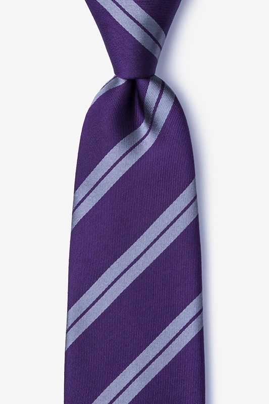 Dark Purple Silk Blackwater Tie | Ties.com