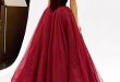A Line Red Prom Dresses, Red Evening Dresses, Ball Gown u2013 abcprom