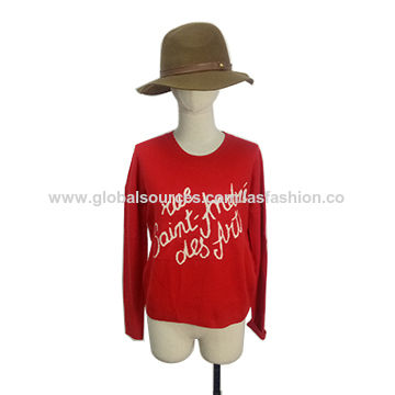 China red cashmere sweater from Hangzhou Trading Company: Hangzhou