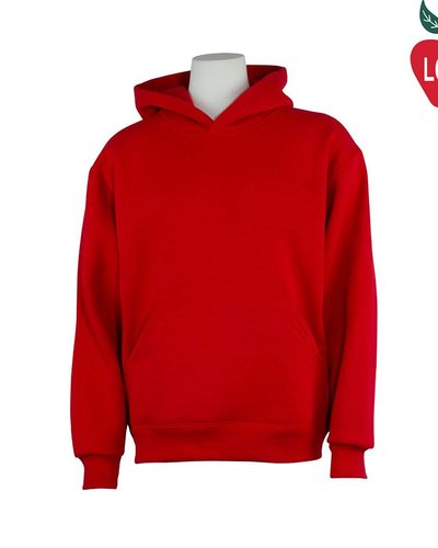Soffe Red Hooded Pullover Sweatshirt #9289 - Merry Mart Uniforms