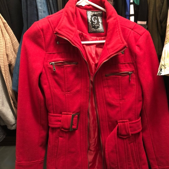 G by Guess Jackets & Coats | Red Jacket | Poshmark
