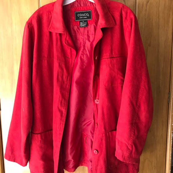 coaco Jackets & Coats | 450 4 For 50 Ladies Red Jacket | Poshmark