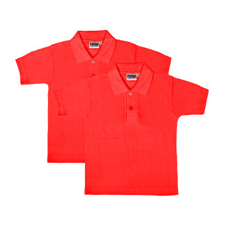 UD - Value RED Polo Shirts - TWIN PACK