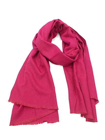 Tudelan Men and Women Classic Cashmere Scarves with Tassels