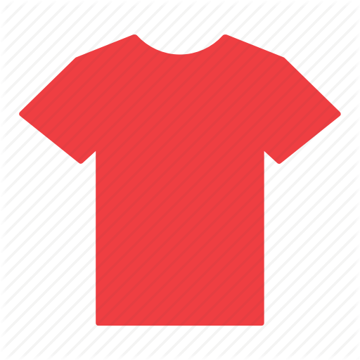 Clothes, clothing, jersey, red, shirt, t-shirt icon
