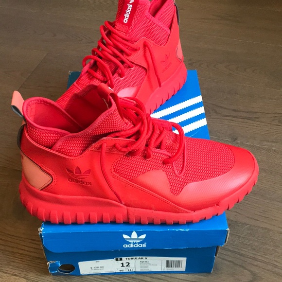 adidas Shoes | Red Sneakers | Poshmark