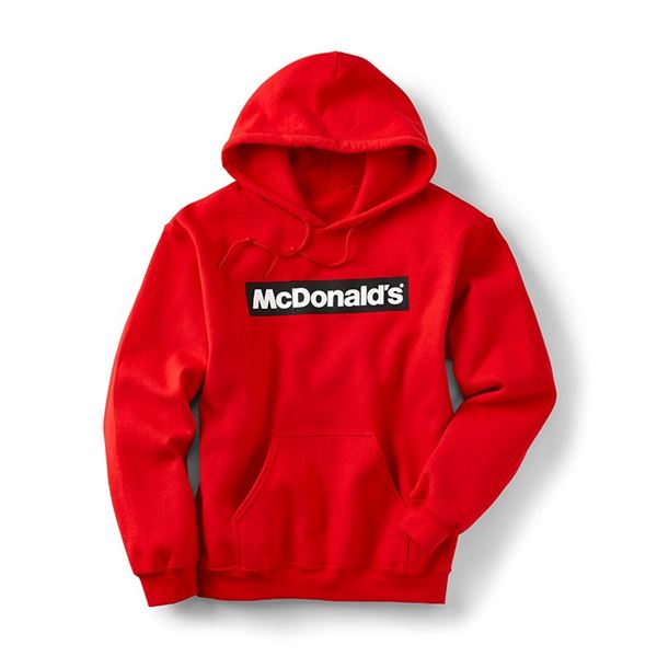Block McDonald's Red Hoodie - Smilemakers | McDonald's approved