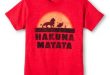 Men's Hakuna Matata® T-Shirt Red : Target
