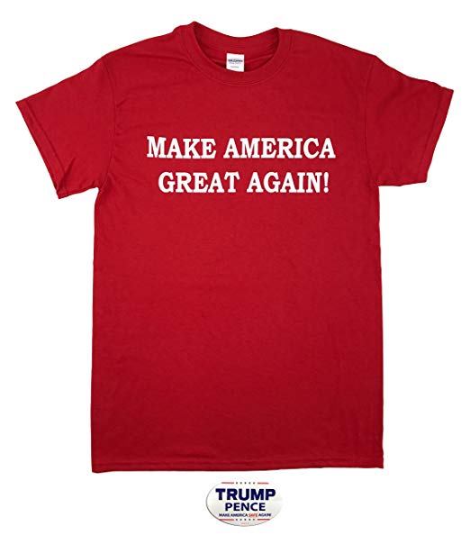 Amazon.com: how-z-it Make America Great Again Donald Trump T Shirt