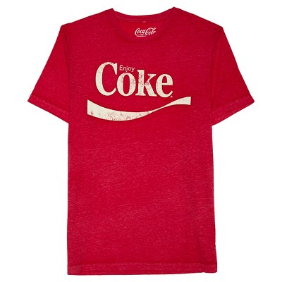 Men's Coca-Cola® Coke Logo T-Shirt - Red : Target