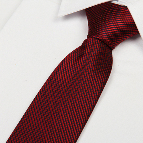 silk brand 2014 men's red tie for men Striped geometric 8cm casual