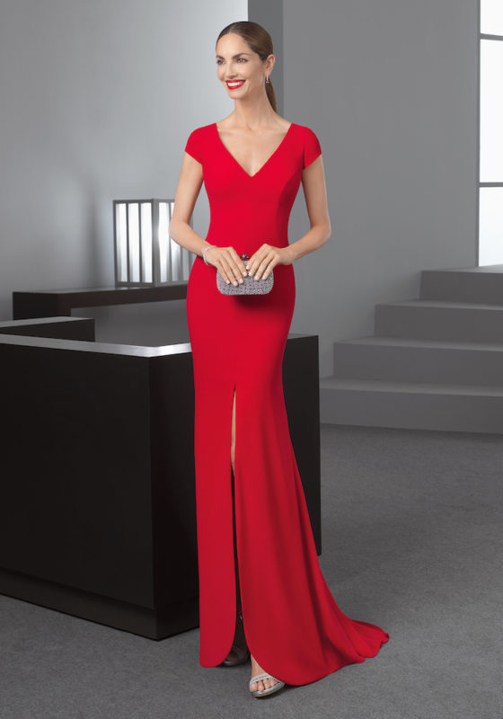 Rosa Clara Cocktail | Sexy Red Evening Dress | DBR Weddings