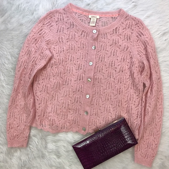 Sundance Sweaters | Pink Mohair La Rosa Cardigan Sweater | Poshmark