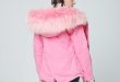 OFTBUY 2019 pink winter jacket women natural fur coat female parka