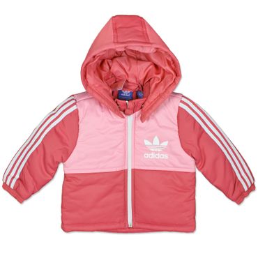 Adidas Originals Baby Kids Padded Winter Jacket Thick Lined Rosa 62