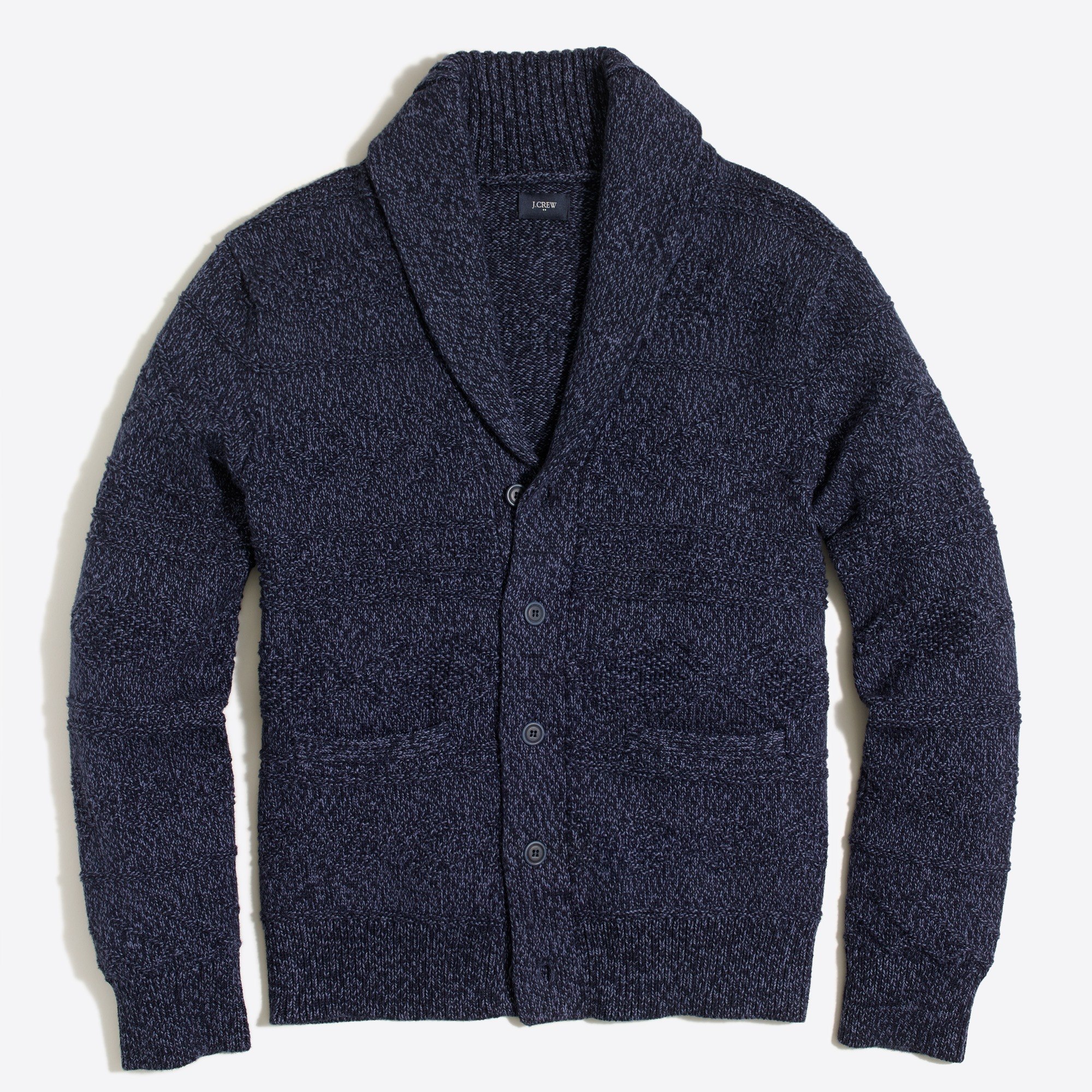Cotton shawl-collar cardigan sweater : FactoryMen Cardigan | Factory