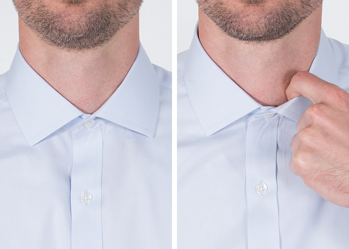 How Snug Should a Shirt Collar Fit - Proper Cloth Reference