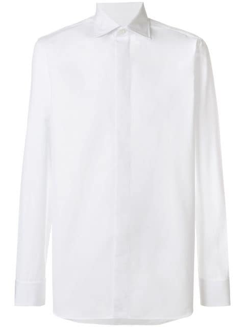 Lardini concealed placket shirt $117 - Shop SS18 Online - Fast