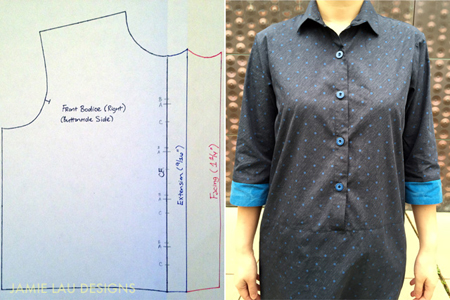 Polka Dot Shirt Dress With Button Placket Tutorial / Britex Fabrics